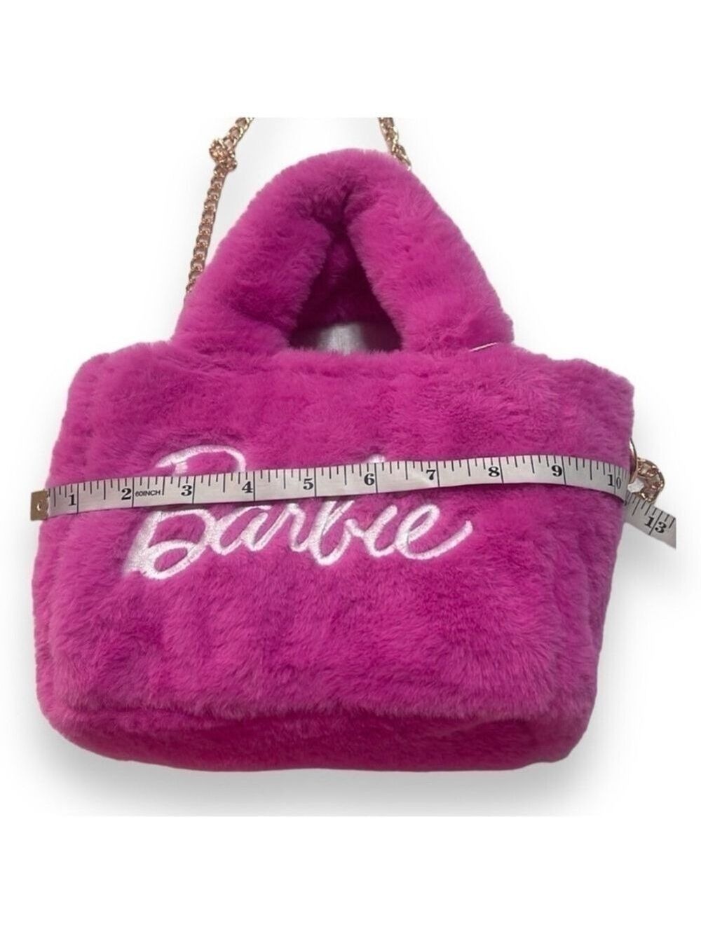 Barbie & Skinnydip London Collaboration Pink Furry Crossbody RARE Purse Bag - Picture 12 of 14